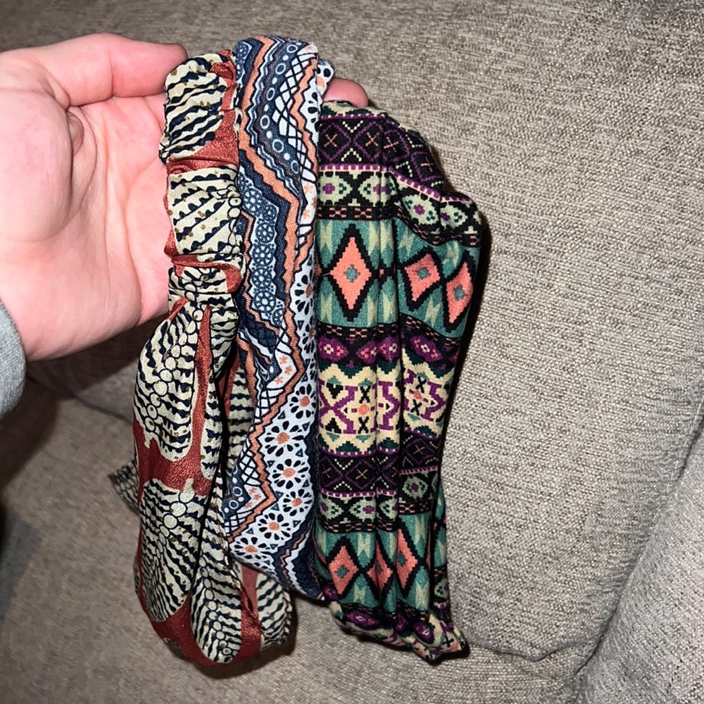Set of 3 head bands / hair bands